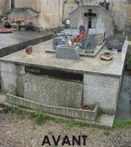 Sépulture avant notre intervention