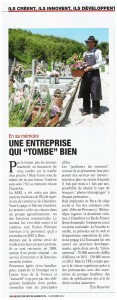 Une entreprise qui tombe bien