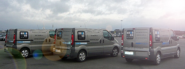 Les camions En Sa Mémoire au salon du Funéraire de Paris 2013