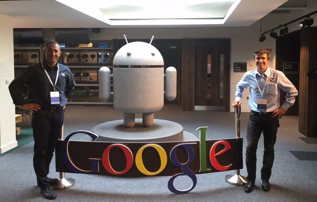 Yann LEPAGE & Flavien JOURDAIN, Co-fondateurs d'En Sa Mémoire au siège Europe de Google