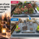 Avant/après: entretien d’une sépulture après la cérémonie, avec réaménagement complet et fleurs fraîches sur le tombeau.